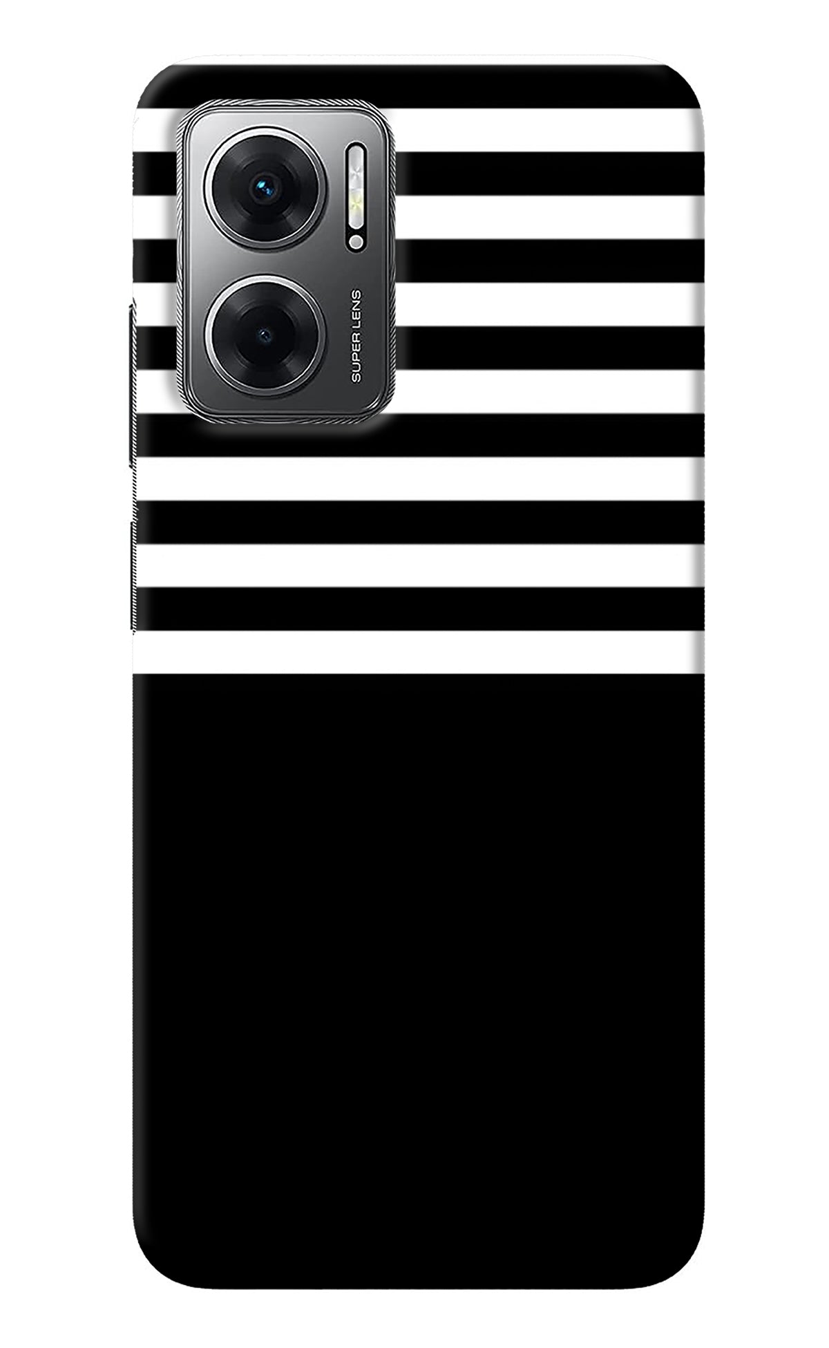 Black and White Print Redmi 11 Prime 5G Back Cover