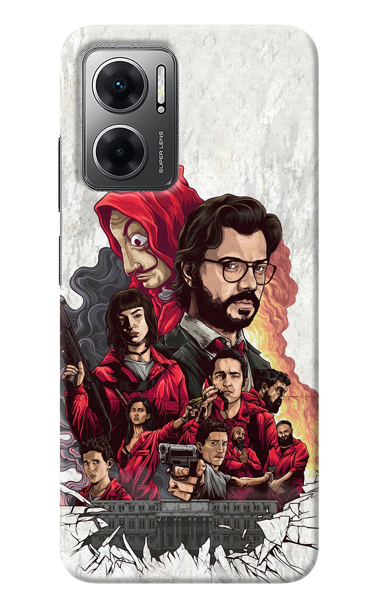 Money Heist Artwork Redmi 11 Prime 5G Back Cover