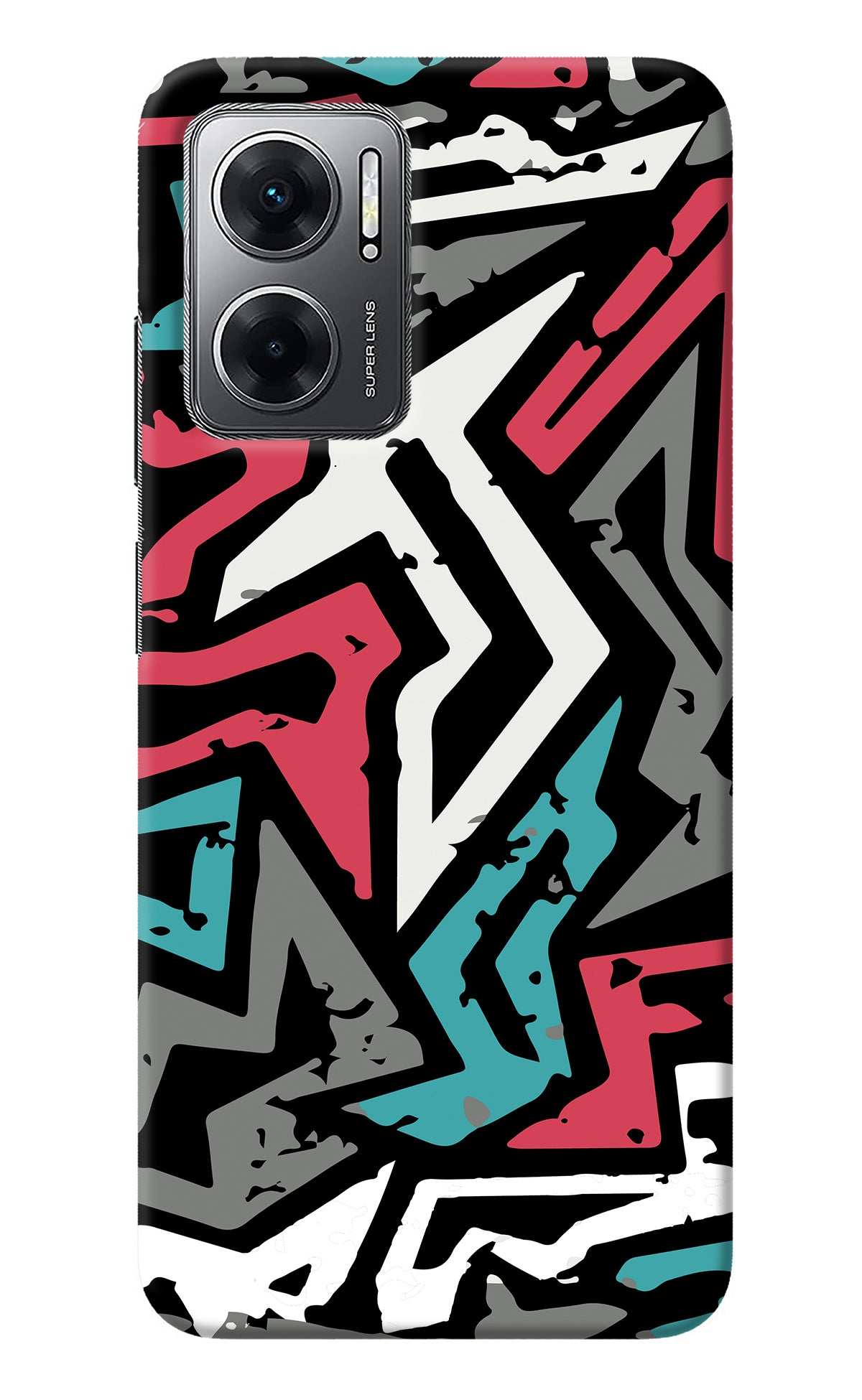 Geometric Graffiti Redmi 11 Prime 5G Back Cover