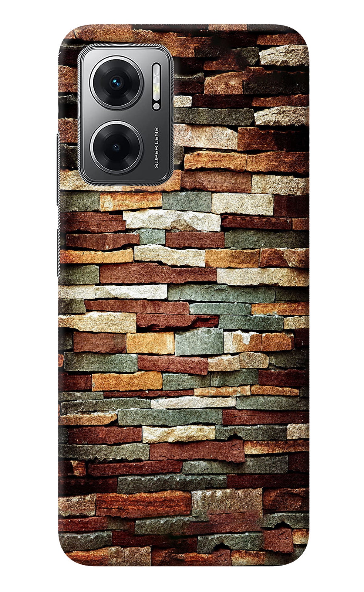 Bricks Pattern Redmi 11 Prime 5G Back Cover