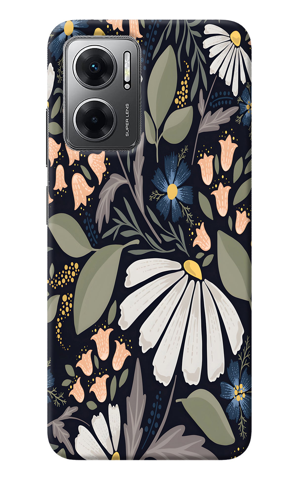 Flowers Art Redmi 11 Prime 5G Back Cover