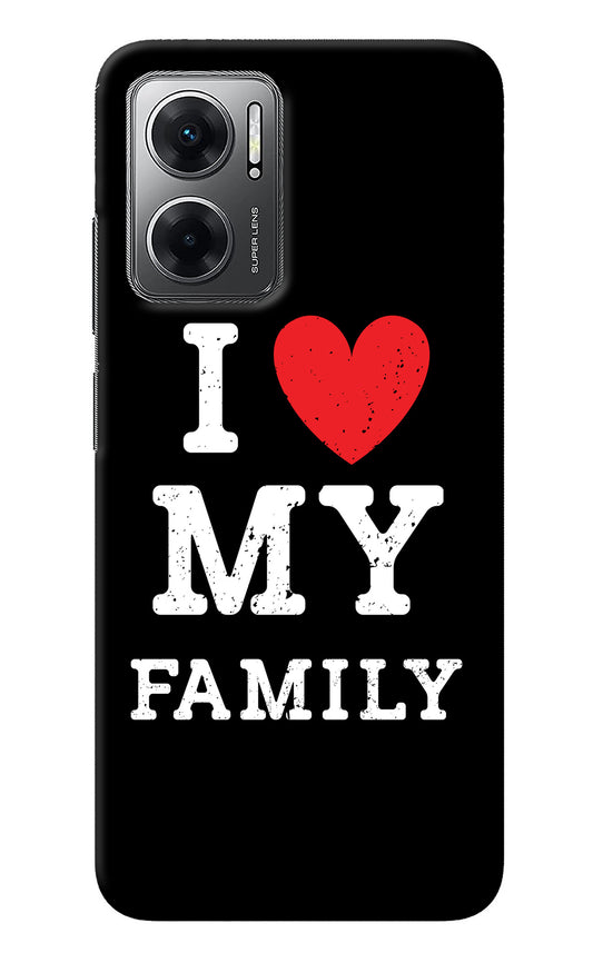 I Love My Family Redmi 11 Prime 5G Back Cover