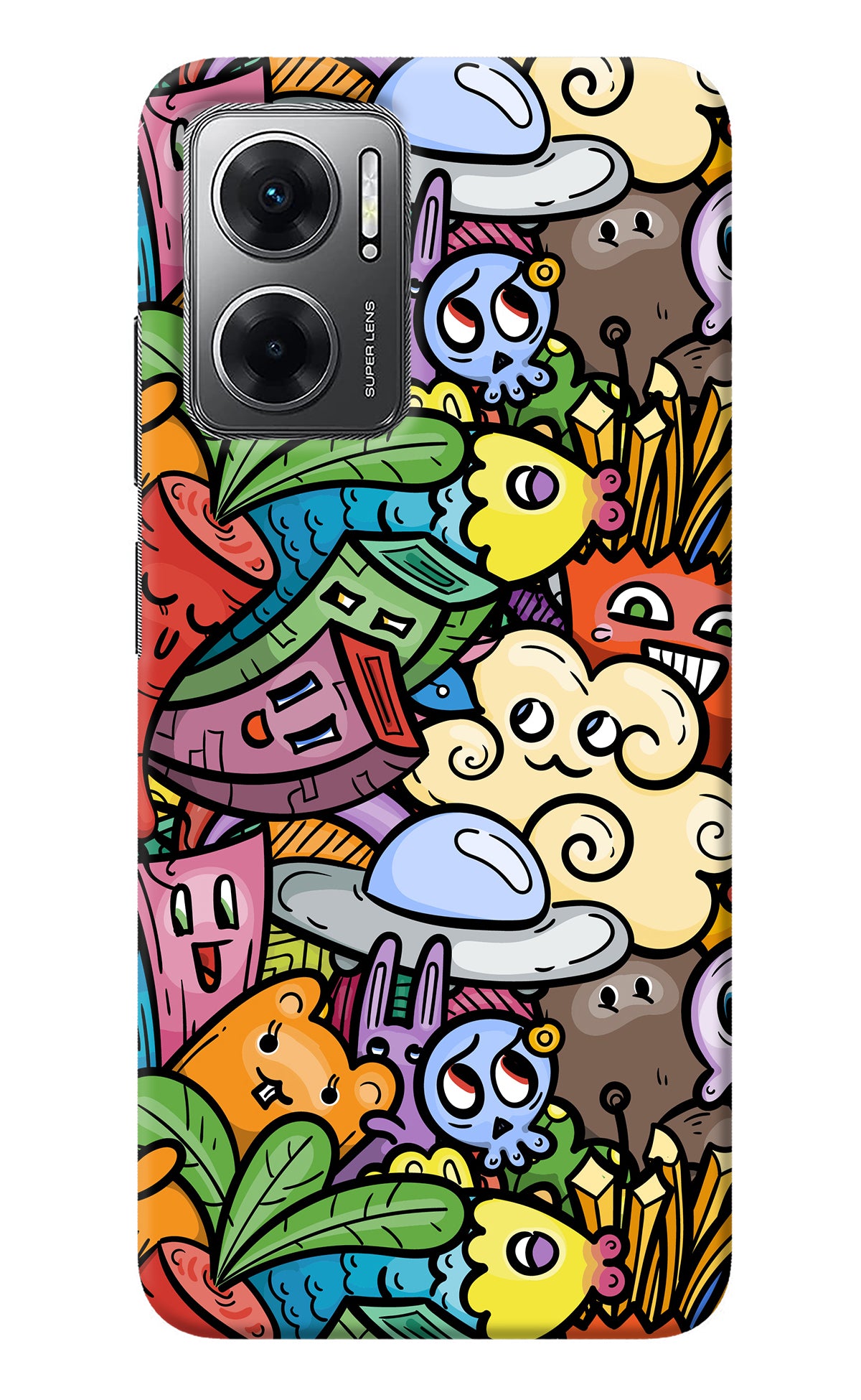 Veggie Doodle Redmi 11 Prime 5G Back Cover