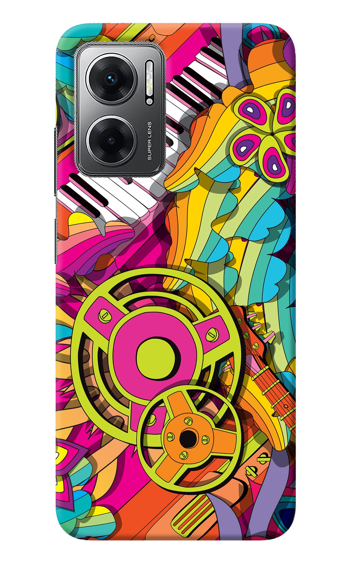 Music Doodle Redmi 11 Prime 5G Back Cover