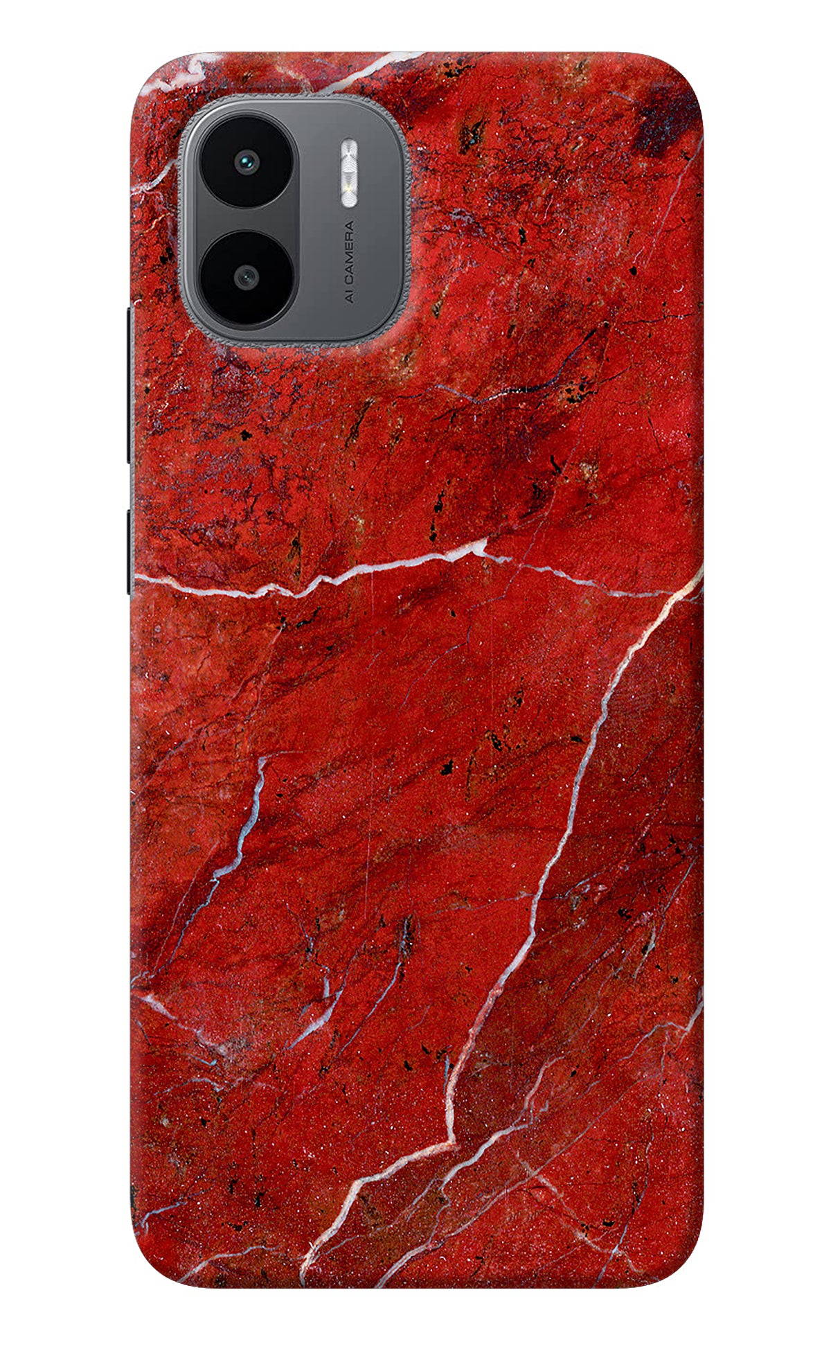 Red Marble Design Redmi A1 Back Cover