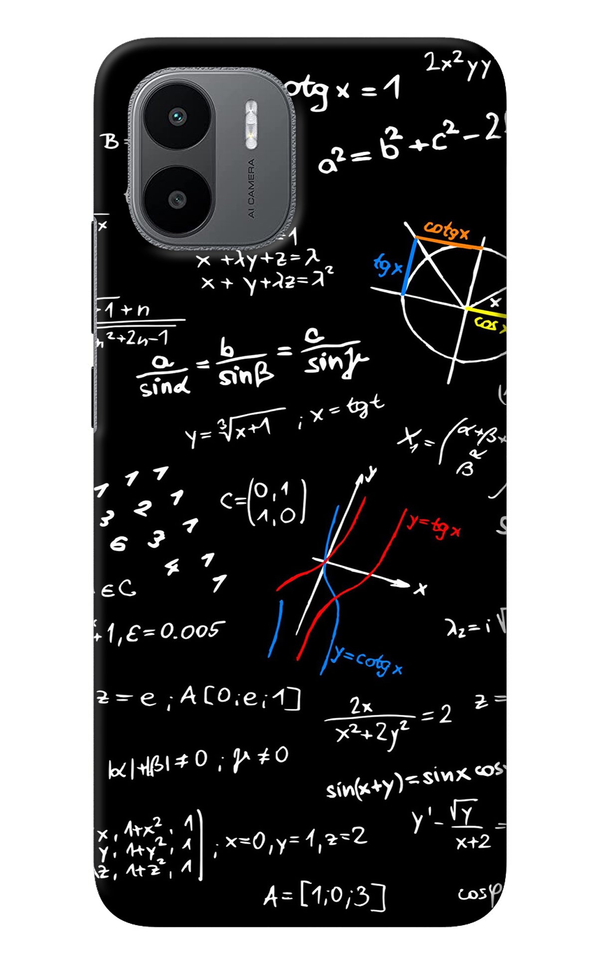 Mathematics Formula Redmi A1 Back Cover