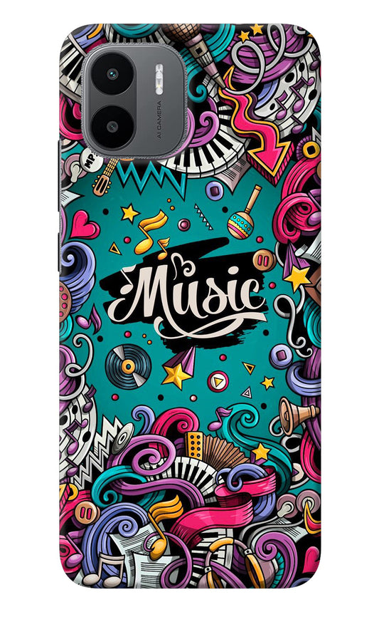 Music Graffiti Redmi A1 Back Cover