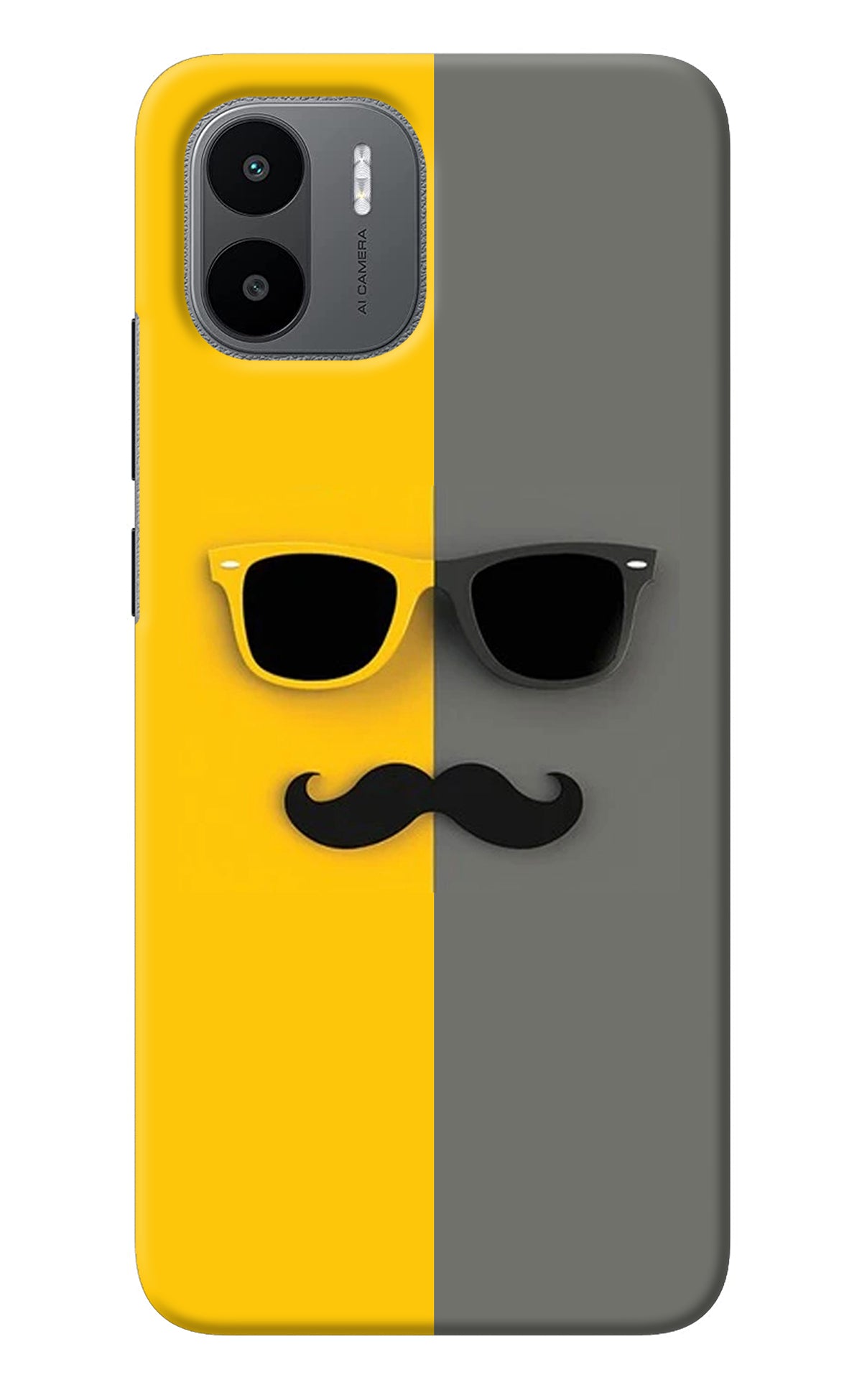 Sunglasses with Mustache Redmi A1 Back Cover