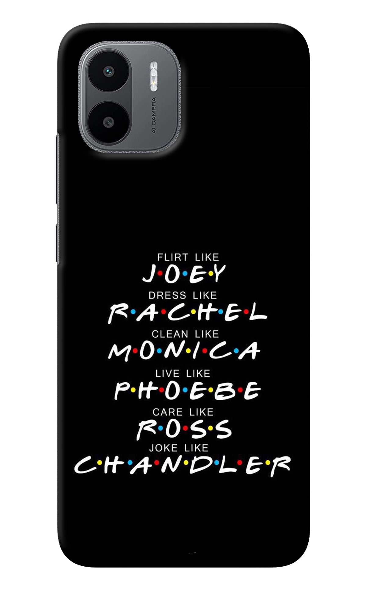 FRIENDS Character Redmi A1 Back Cover