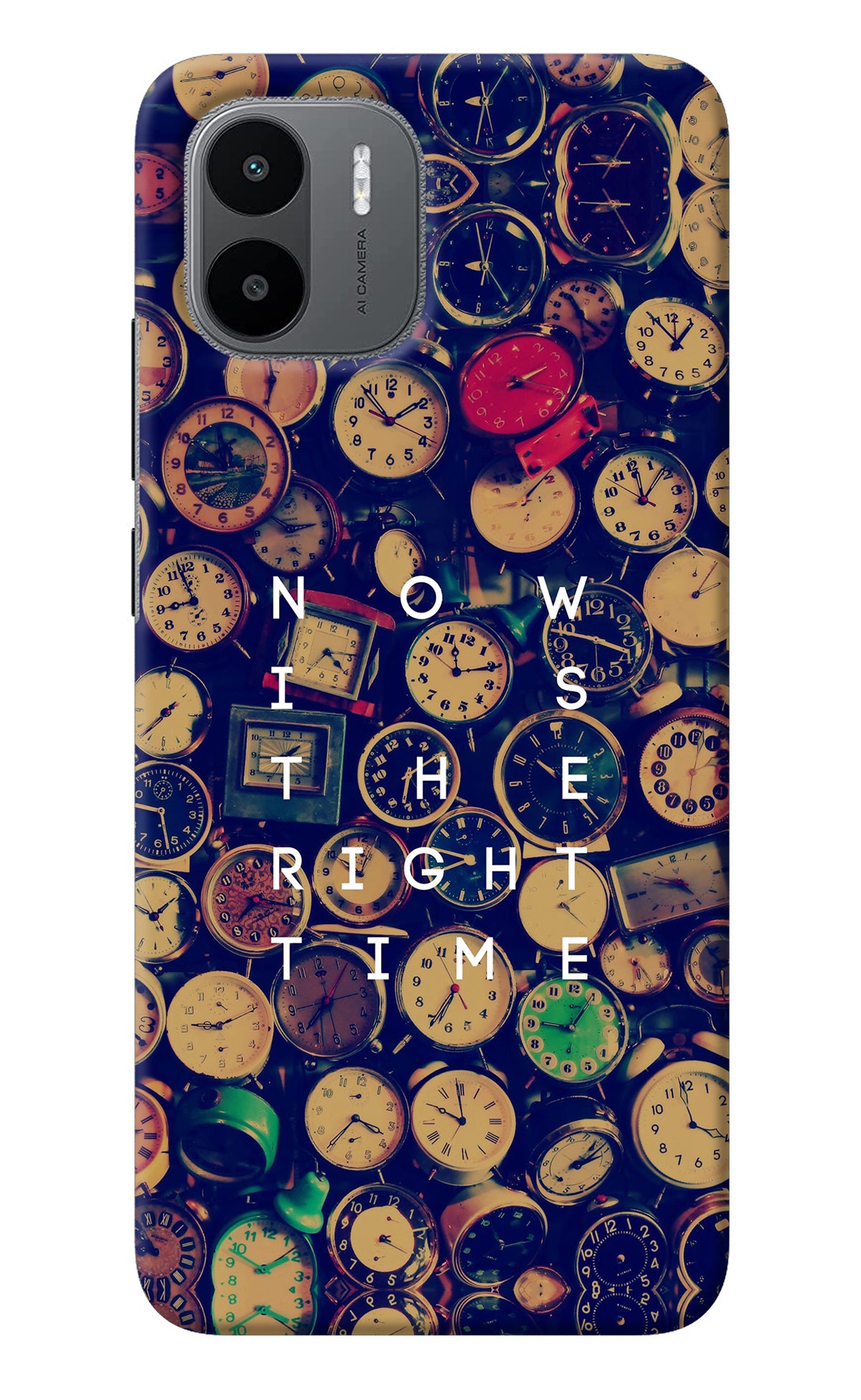 Now is the Right Time Quote Redmi A1 Back Cover