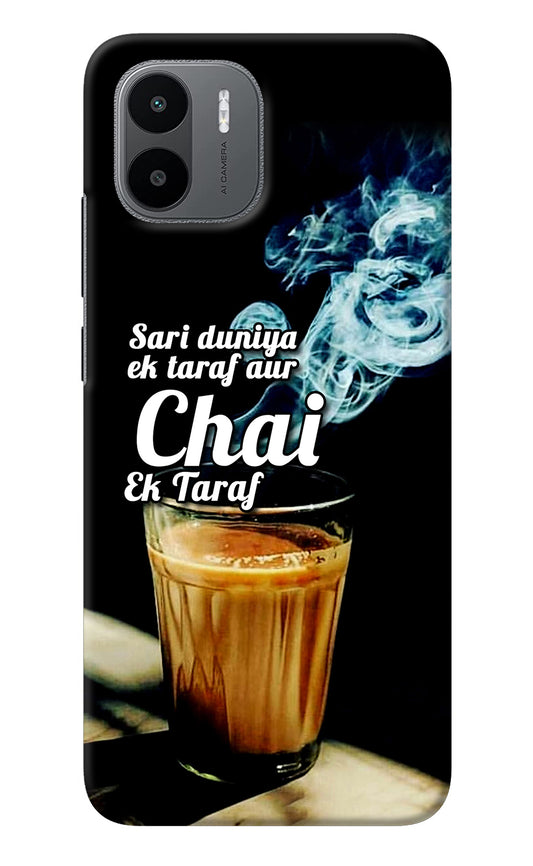 Chai Ek Taraf Quote Redmi A1 Back Cover