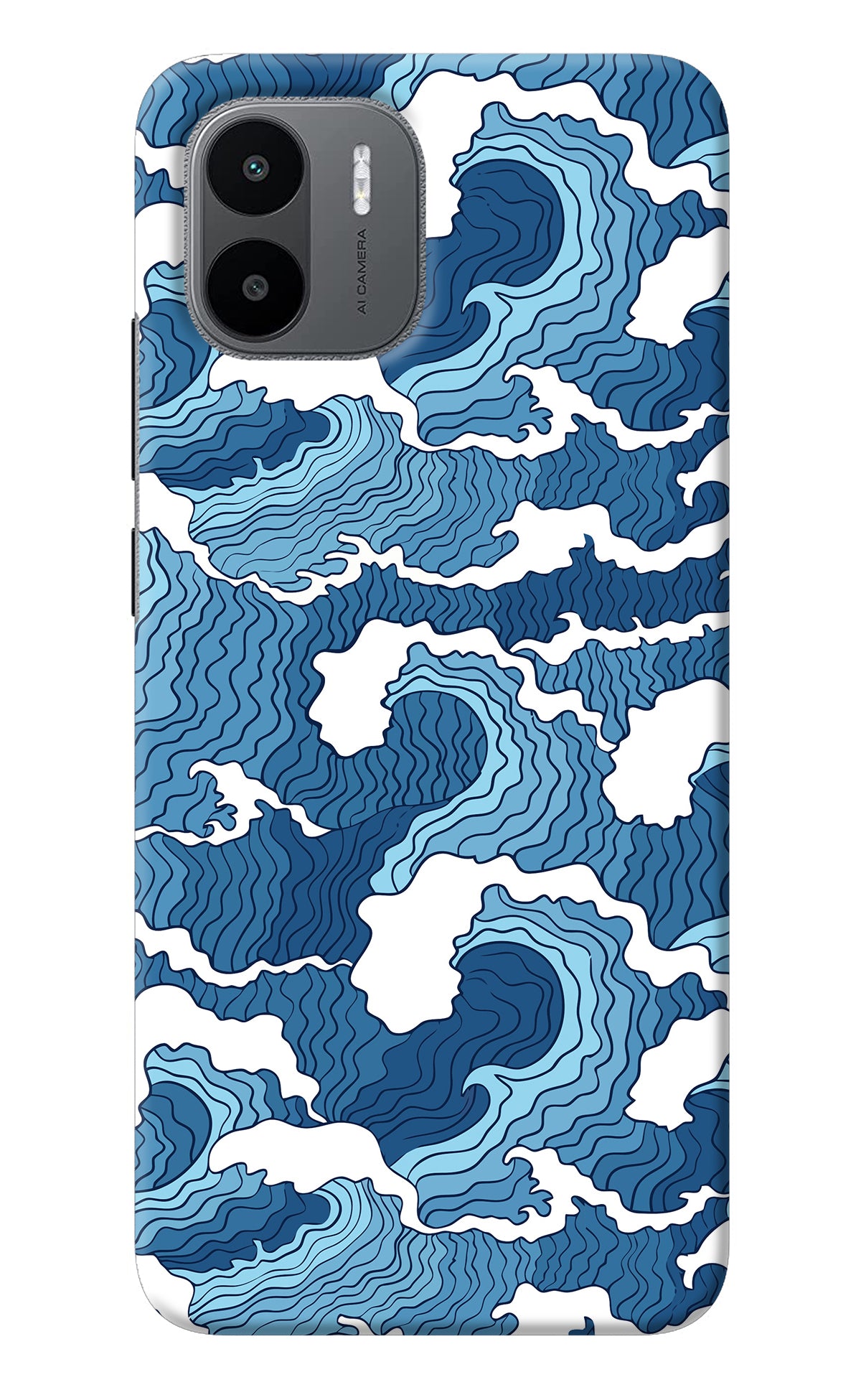 Blue Waves Redmi A1 Back Cover