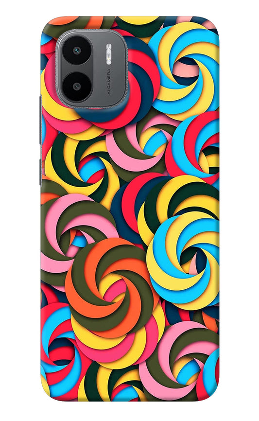 Spiral Pattern Redmi A1 Back Cover