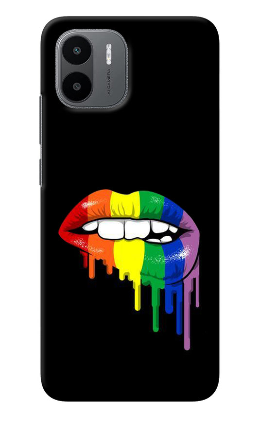 Lips Biting Redmi A1 Back Cover