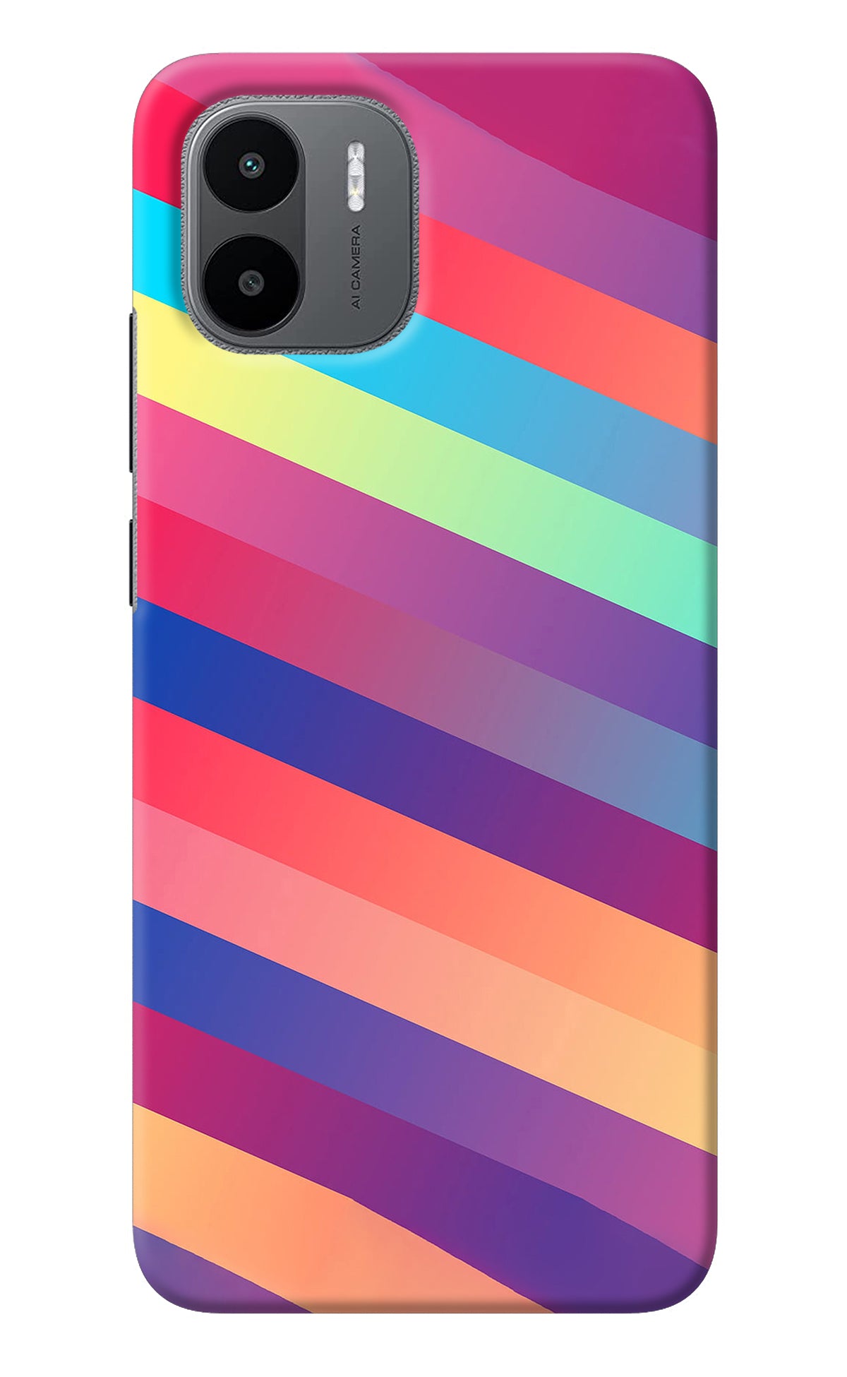 Stripes color Redmi A1 Back Cover