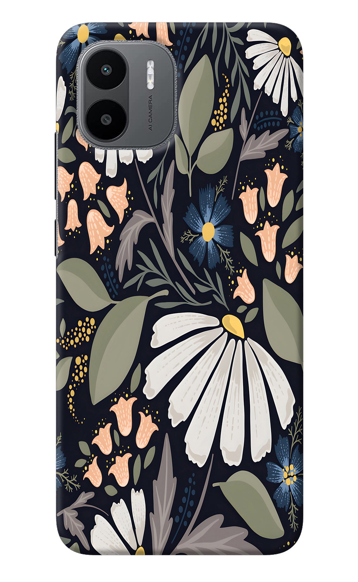 Flowers Art Redmi A1 Back Cover