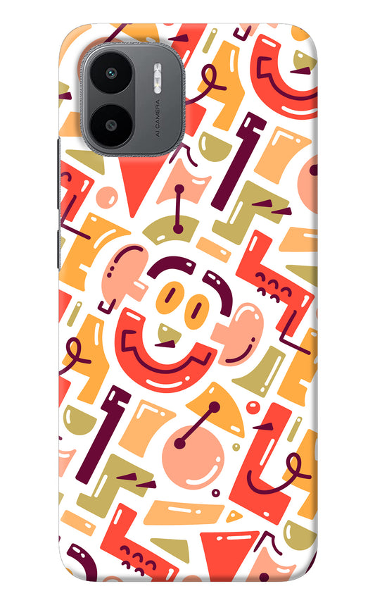 Doodle Pattern Redmi A1 Back Cover