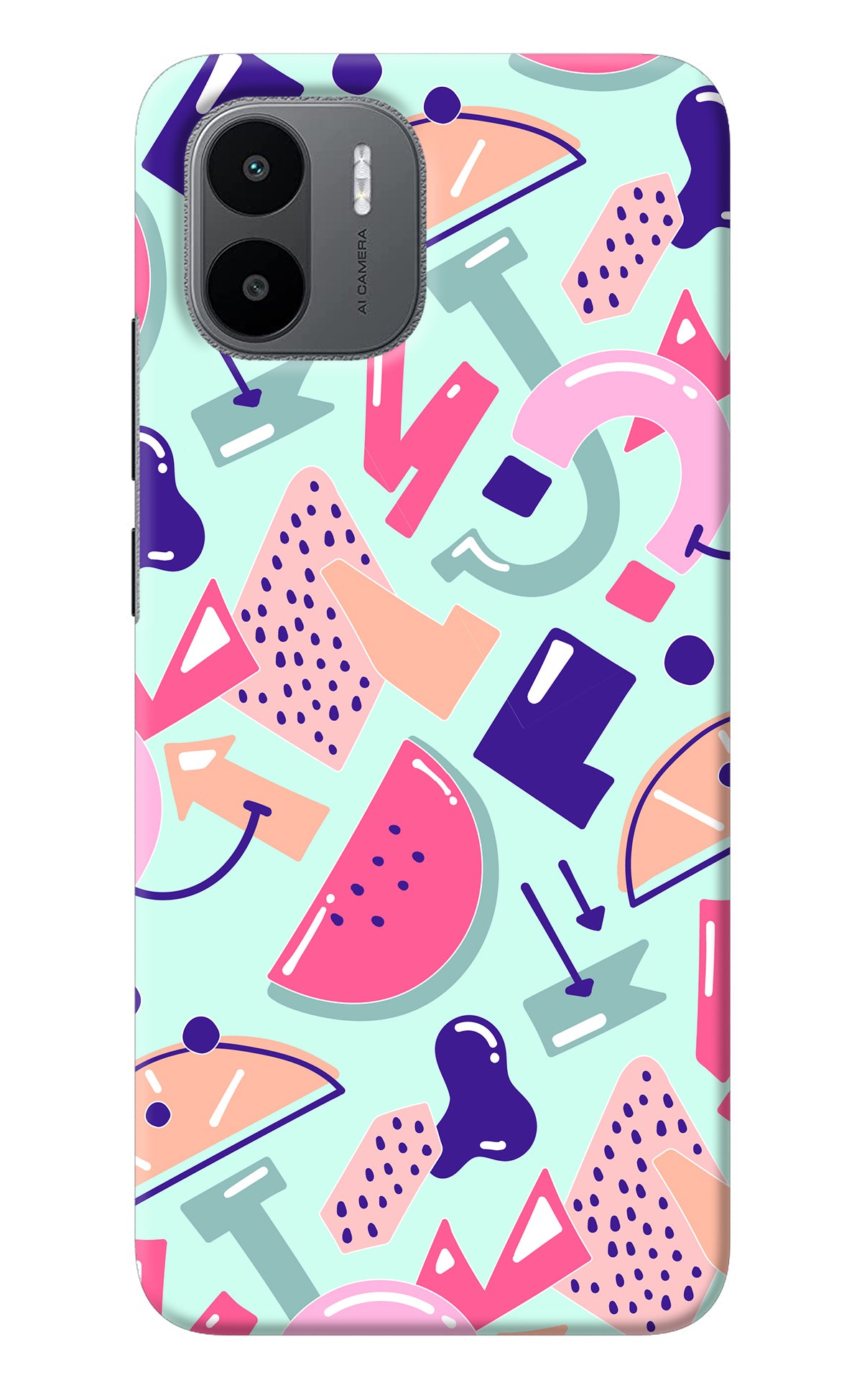 Doodle Pattern Redmi A1 Back Cover