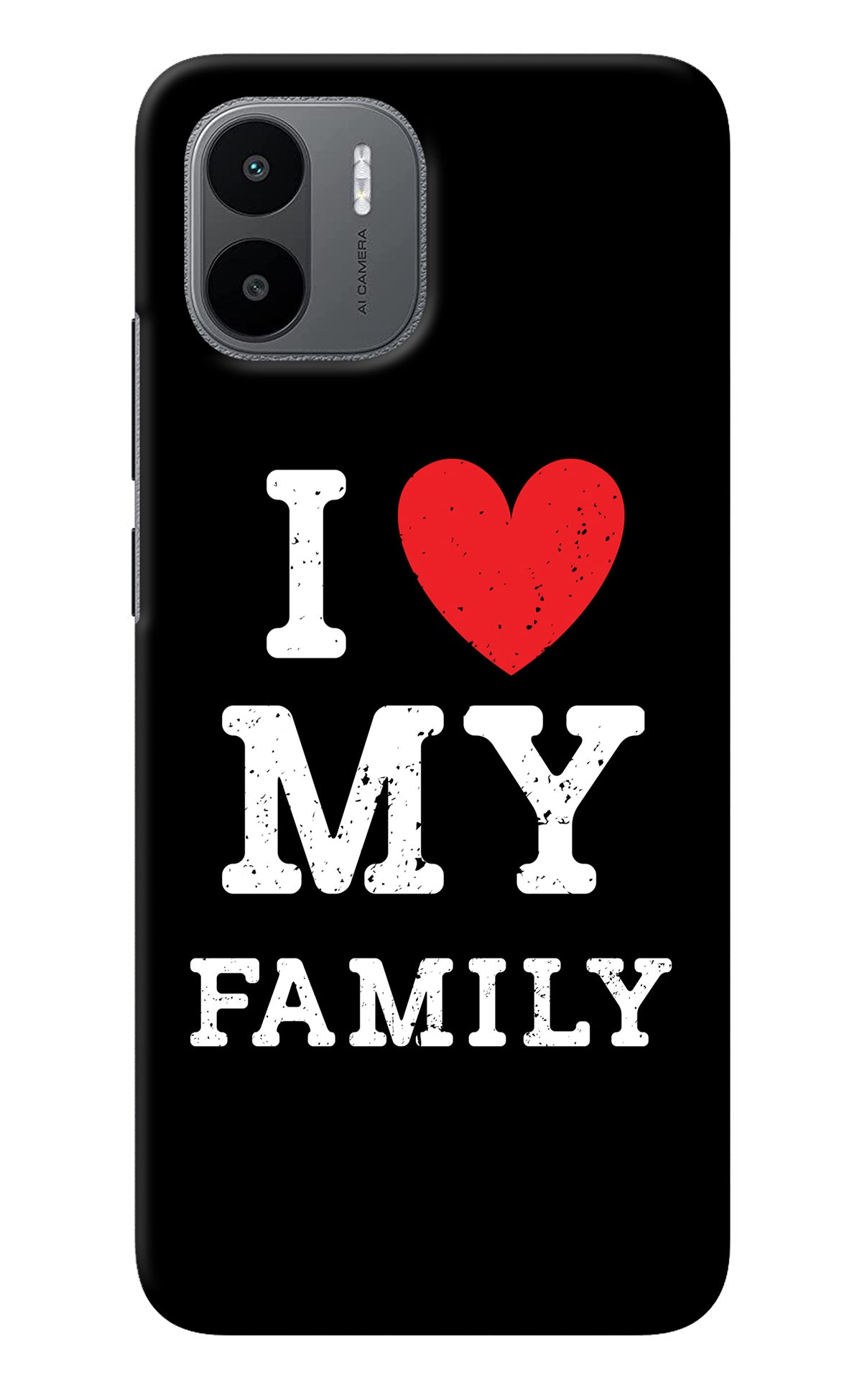 I Love My Family Redmi A1/A2 Back Cover