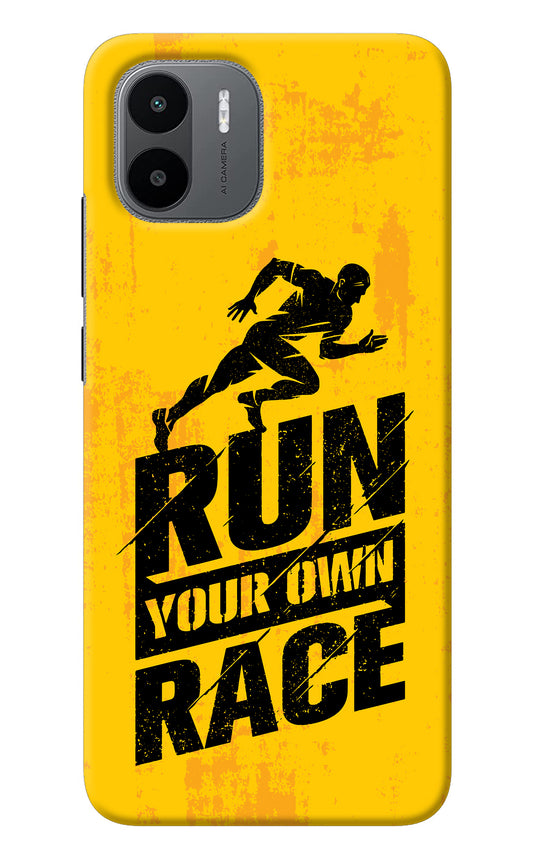 Run Your Own Race Redmi A1/A2 Back Cover