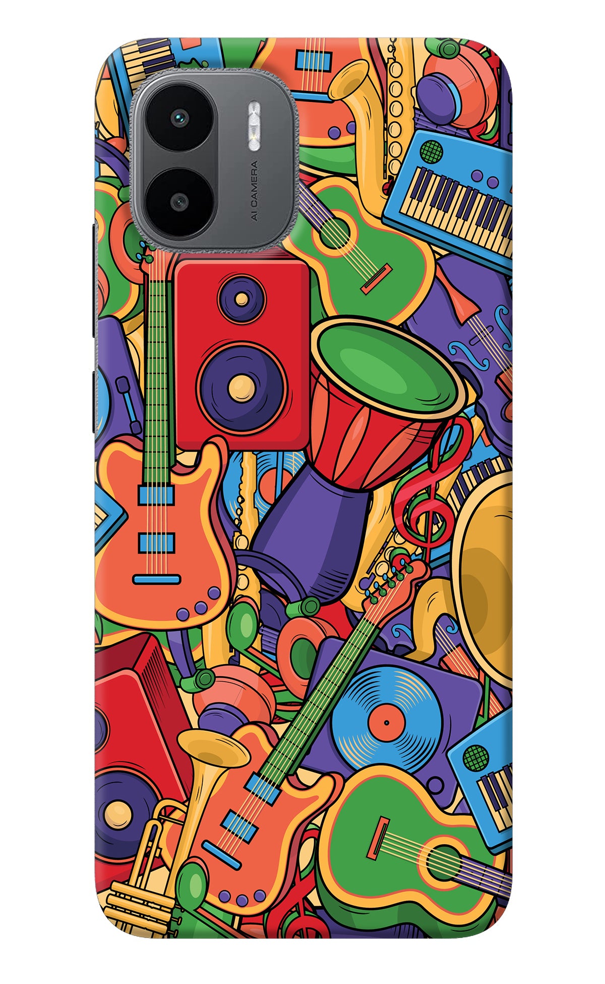 Music Instrument Doodle Redmi A1/A2 Back Cover