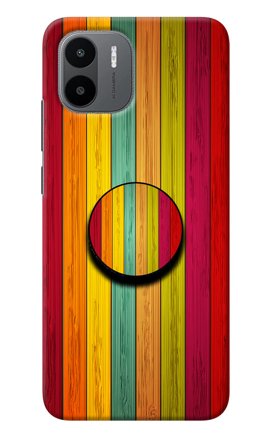 Multicolor Wooden Redmi A1/A2 Pop Case