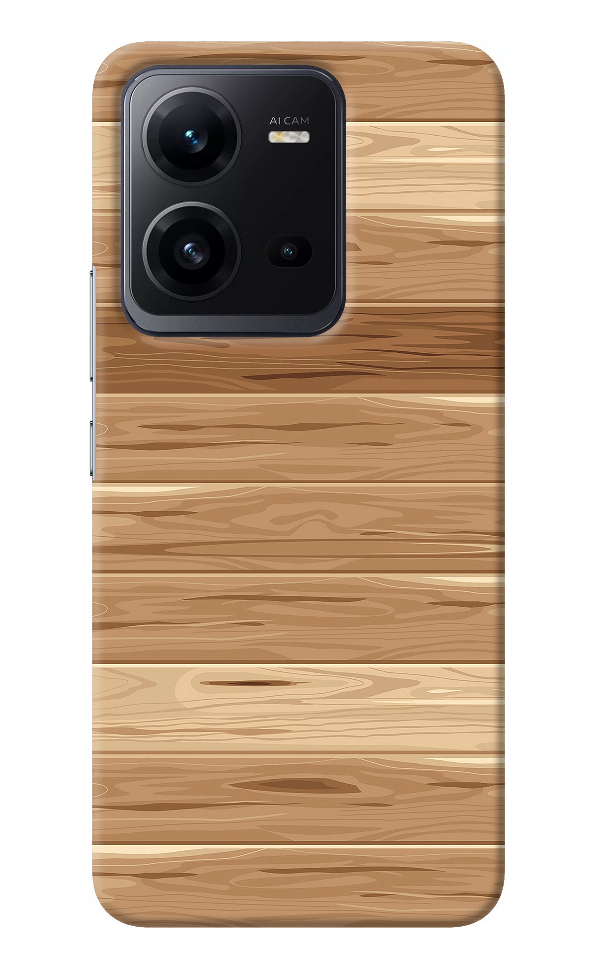 Wooden Vector Vivo V25 5G Back Cover