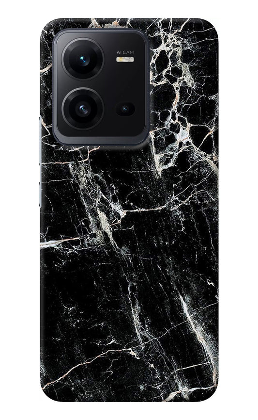 Black Marble Texture Vivo V25 5G Back Cover