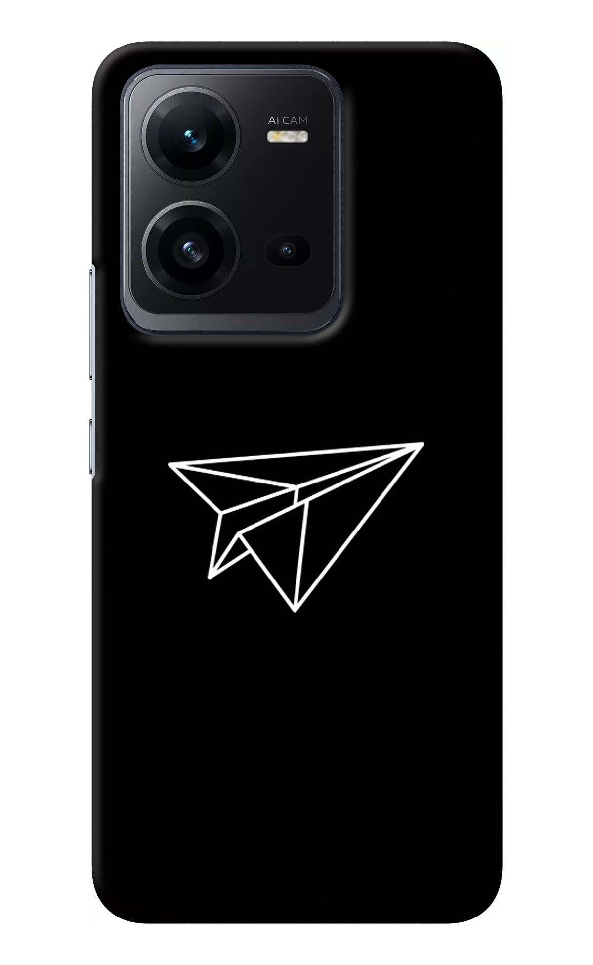 Paper Plane White Vivo V25 5G Back Cover