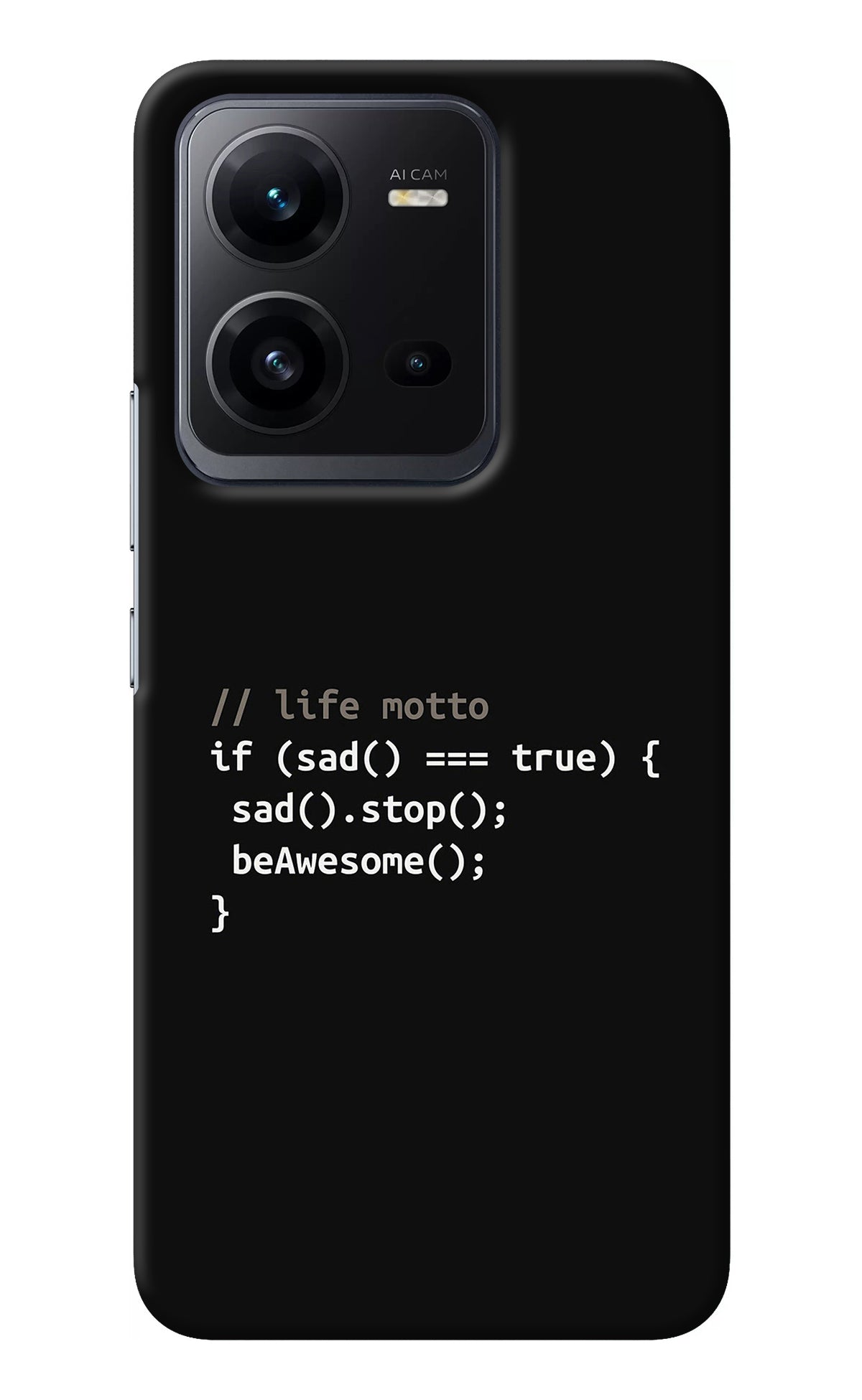 Life Motto Code Vivo V25 5G Back Cover