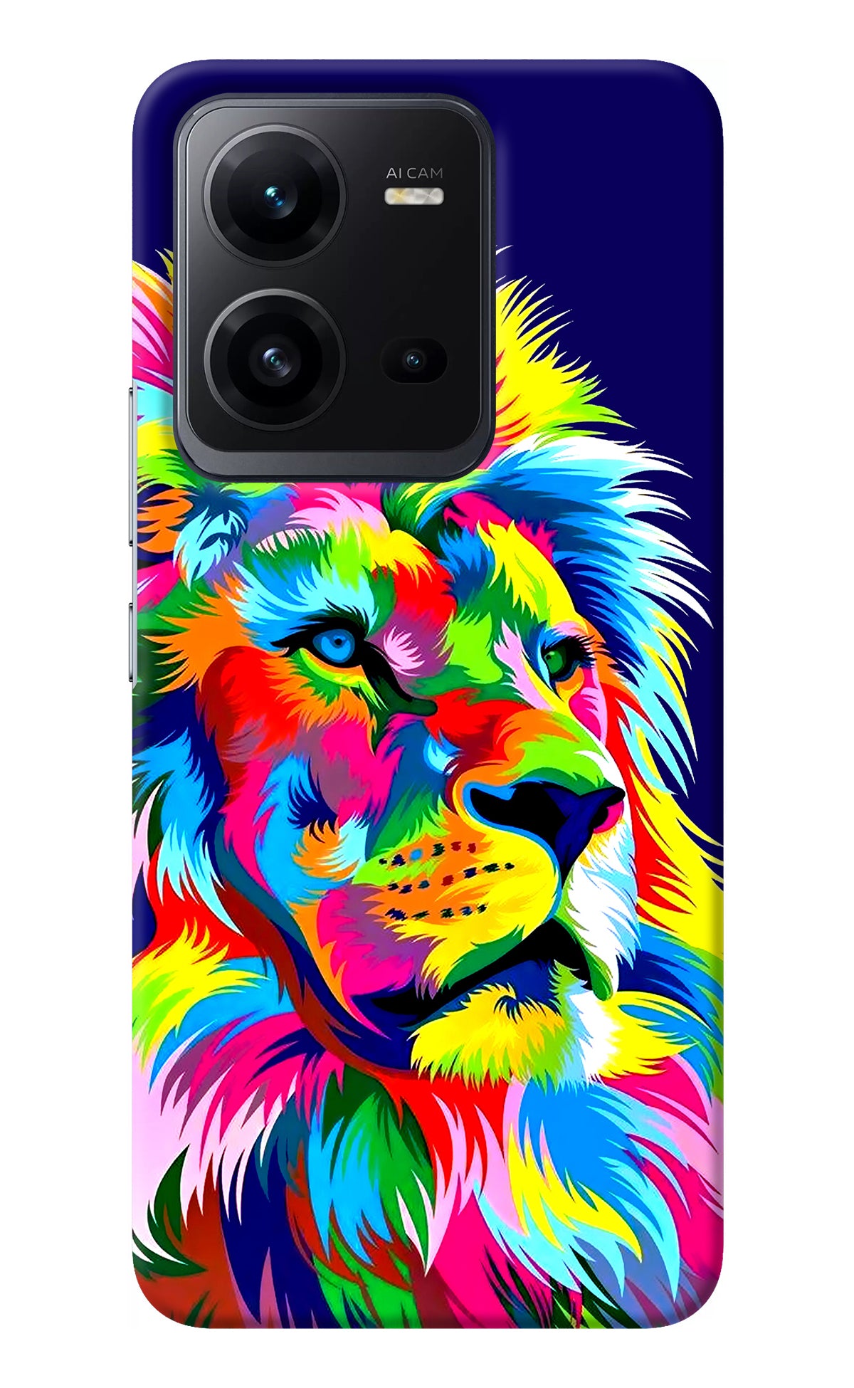 Vector Art Lion Vivo V25 5G Back Cover