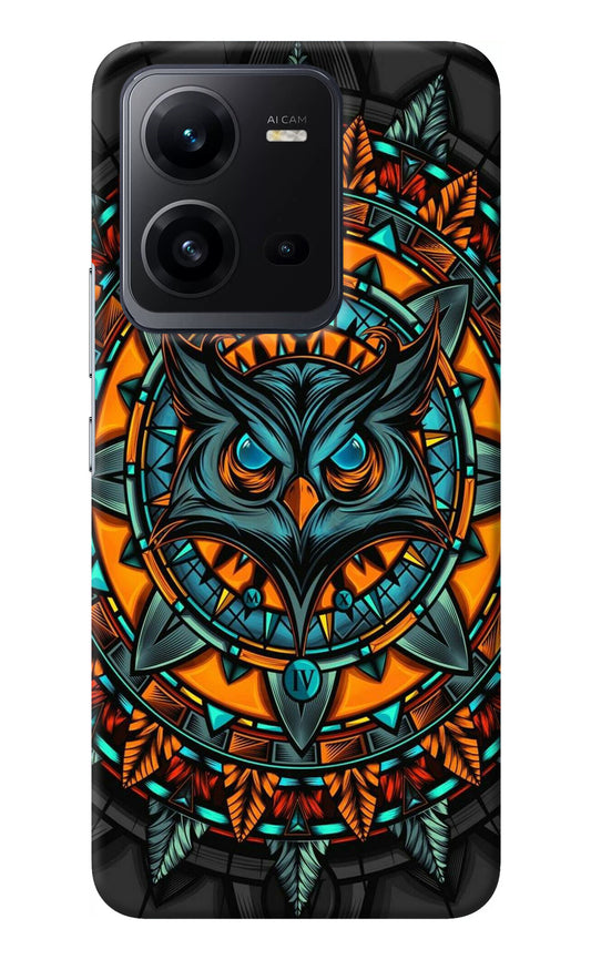 Angry Owl Art Vivo V25 5G Back Cover