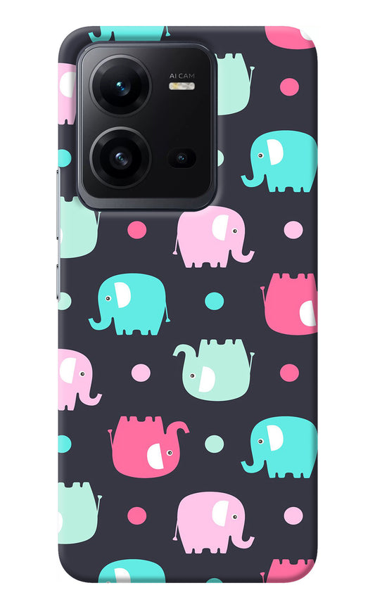 Elephants Vivo V25 5G Back Cover