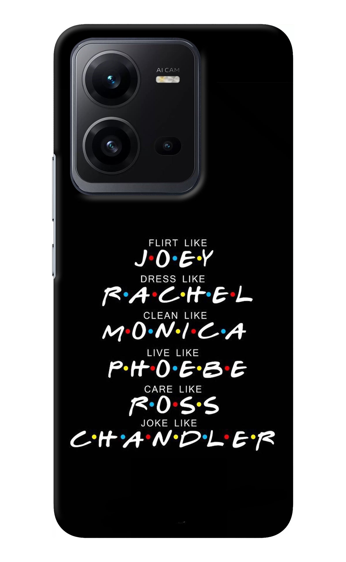 FRIENDS Character Vivo V25 5G Back Cover