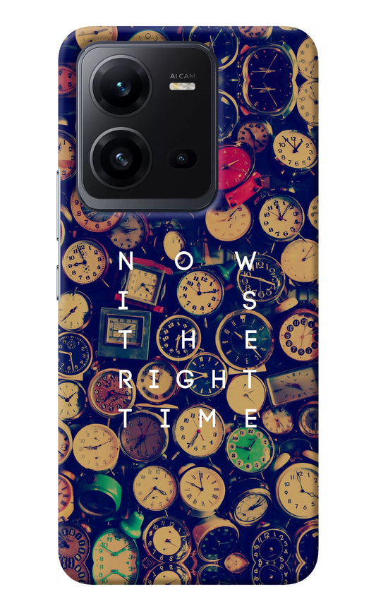 Now is the Right Time Quote Vivo V25 5G Back Cover