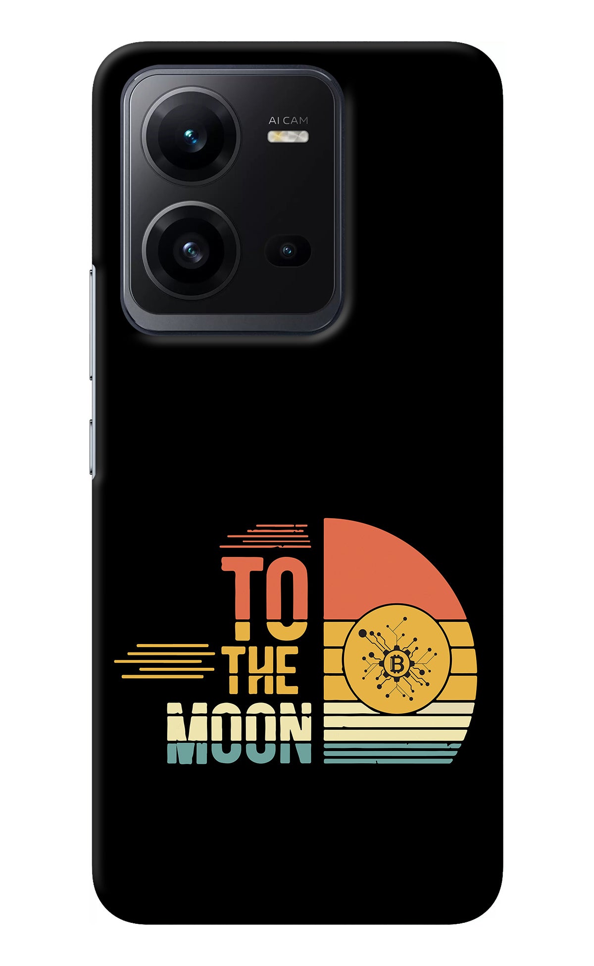 To the Moon Vivo V25 5G Back Cover