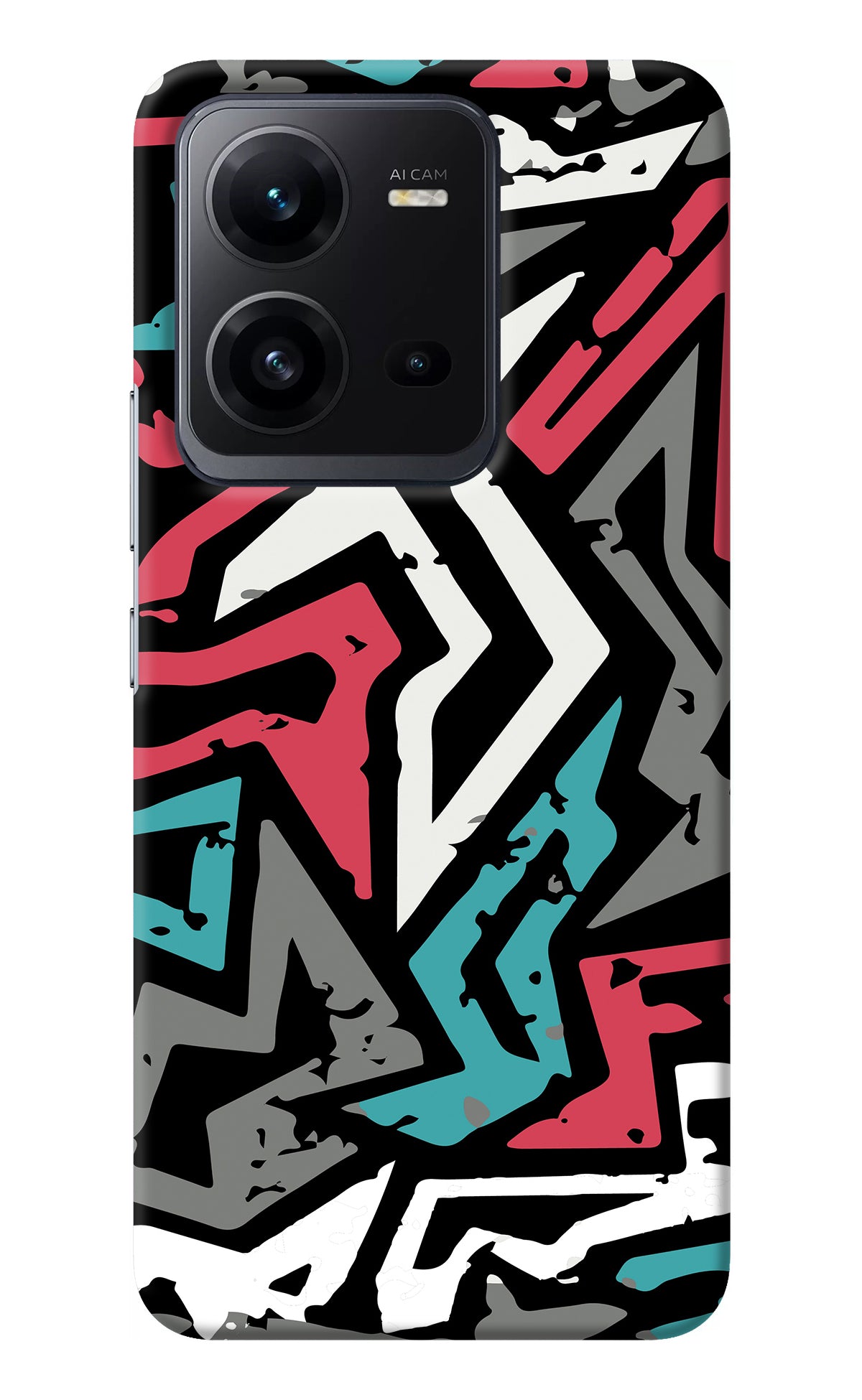 Geometric Graffiti Vivo V25 5G Back Cover