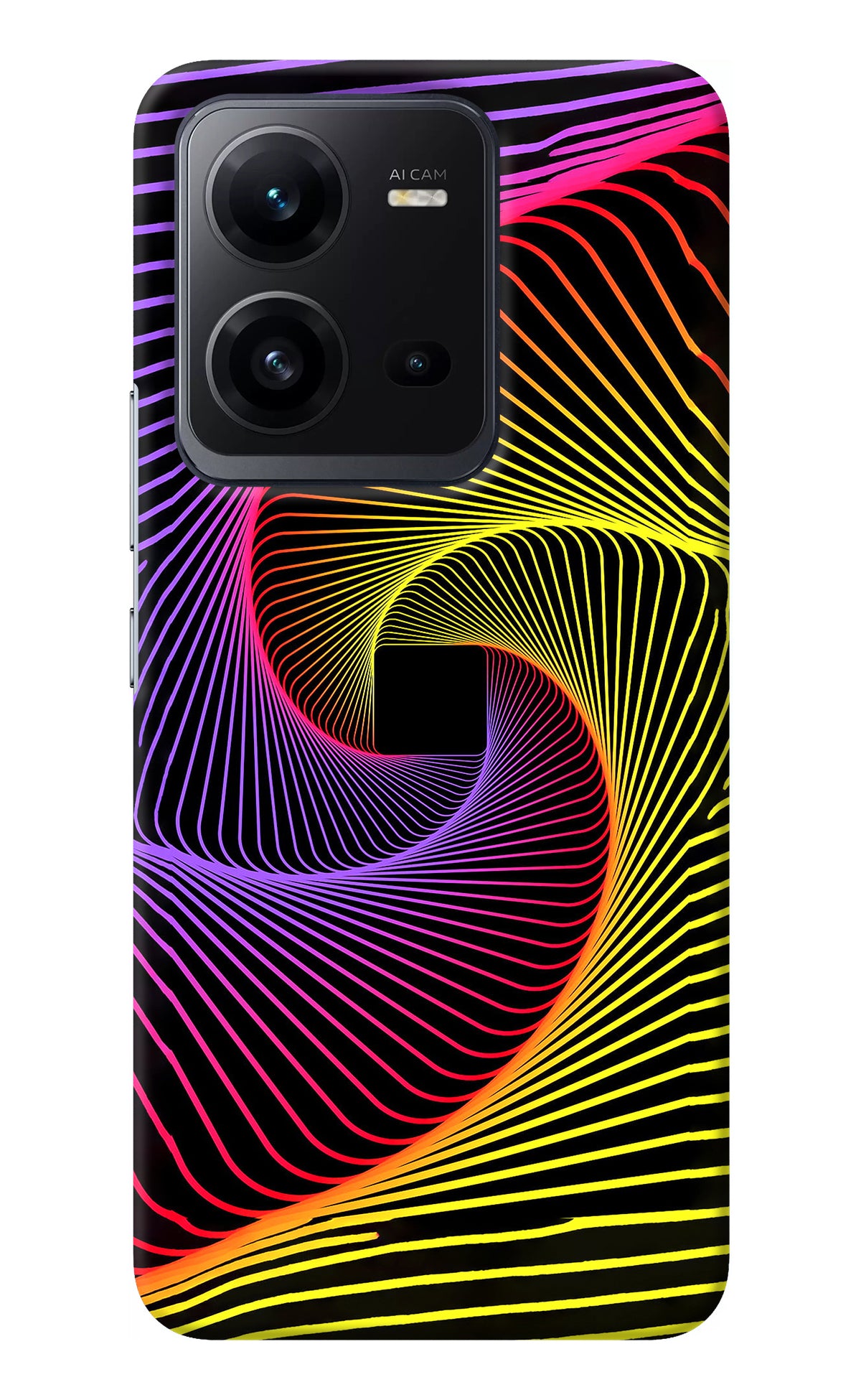 Colorful Strings Vivo V25 5G Back Cover