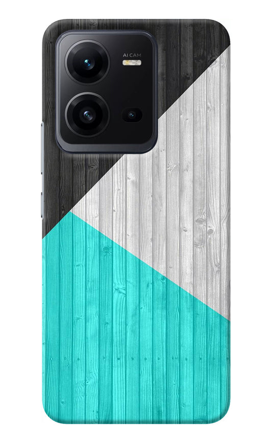 Wooden Abstract Vivo V25 5G Back Cover