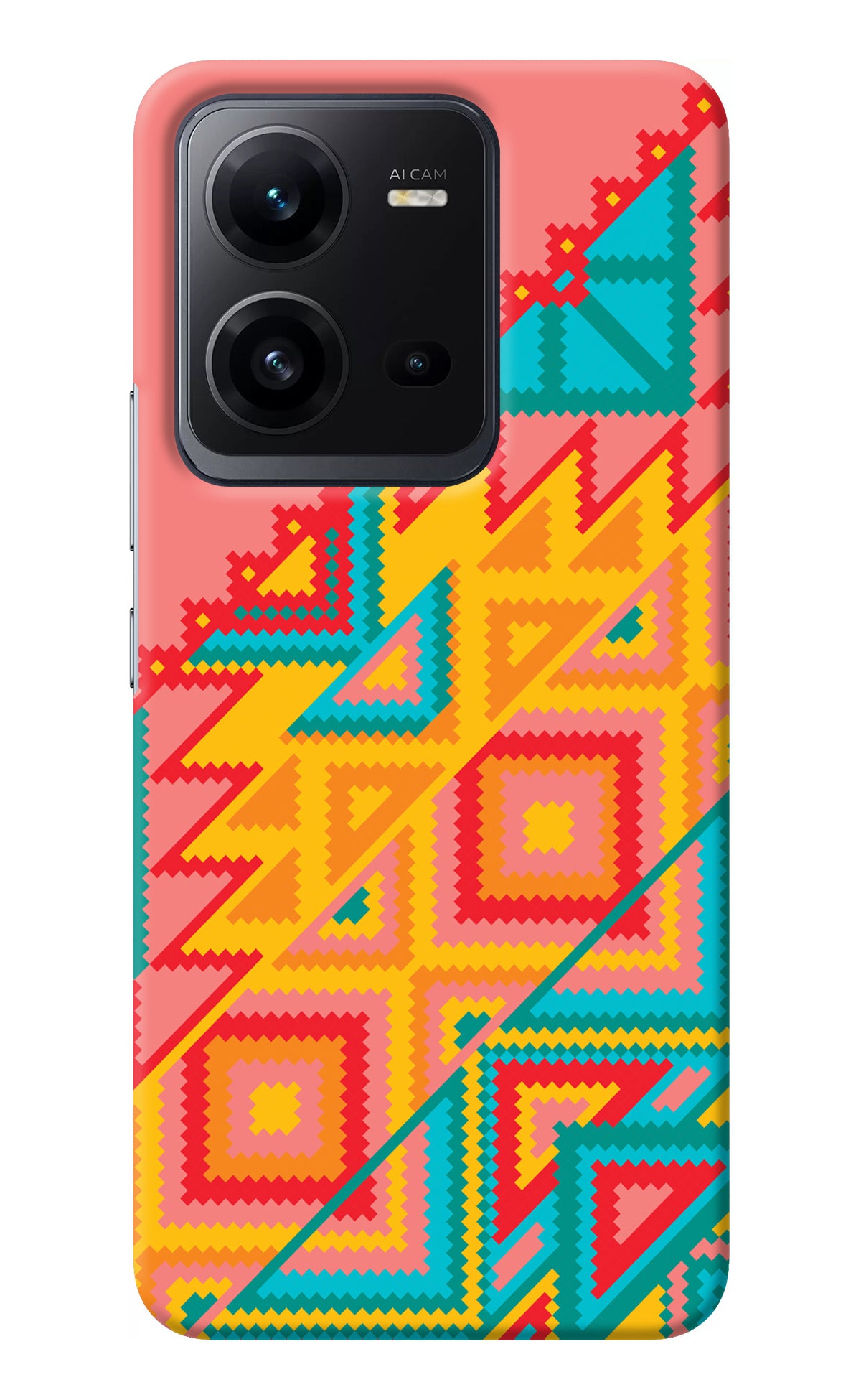 Aztec Tribal Vivo V25 5G Back Cover