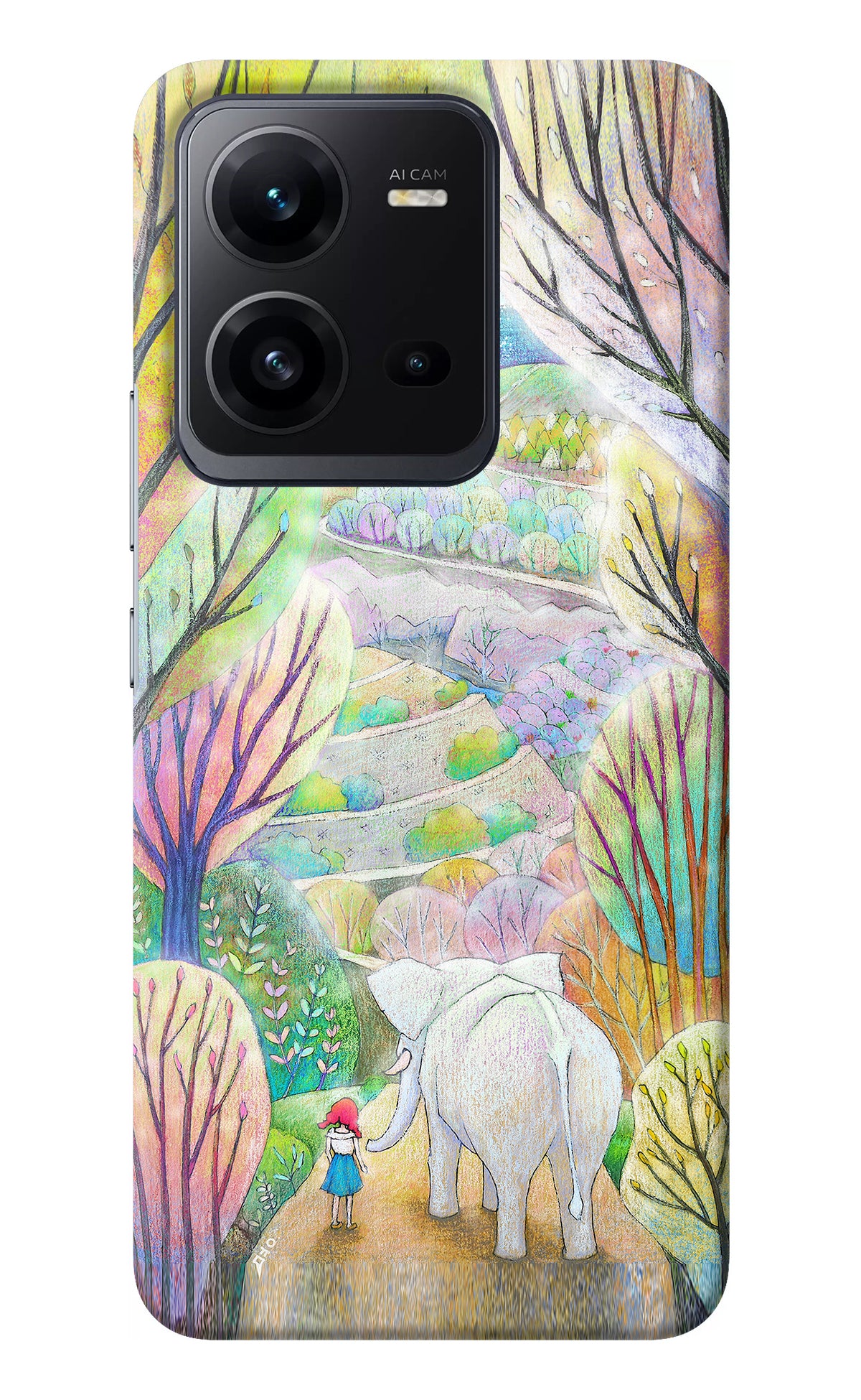 Nature Painting Vivo V25 5G Back Cover