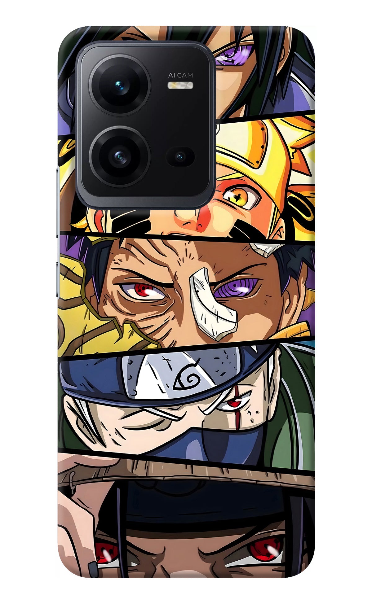 Naruto Character Vivo V25 5G Back Cover