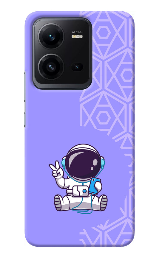 Cute Astronaut Chilling Vivo V25 5G Back Cover