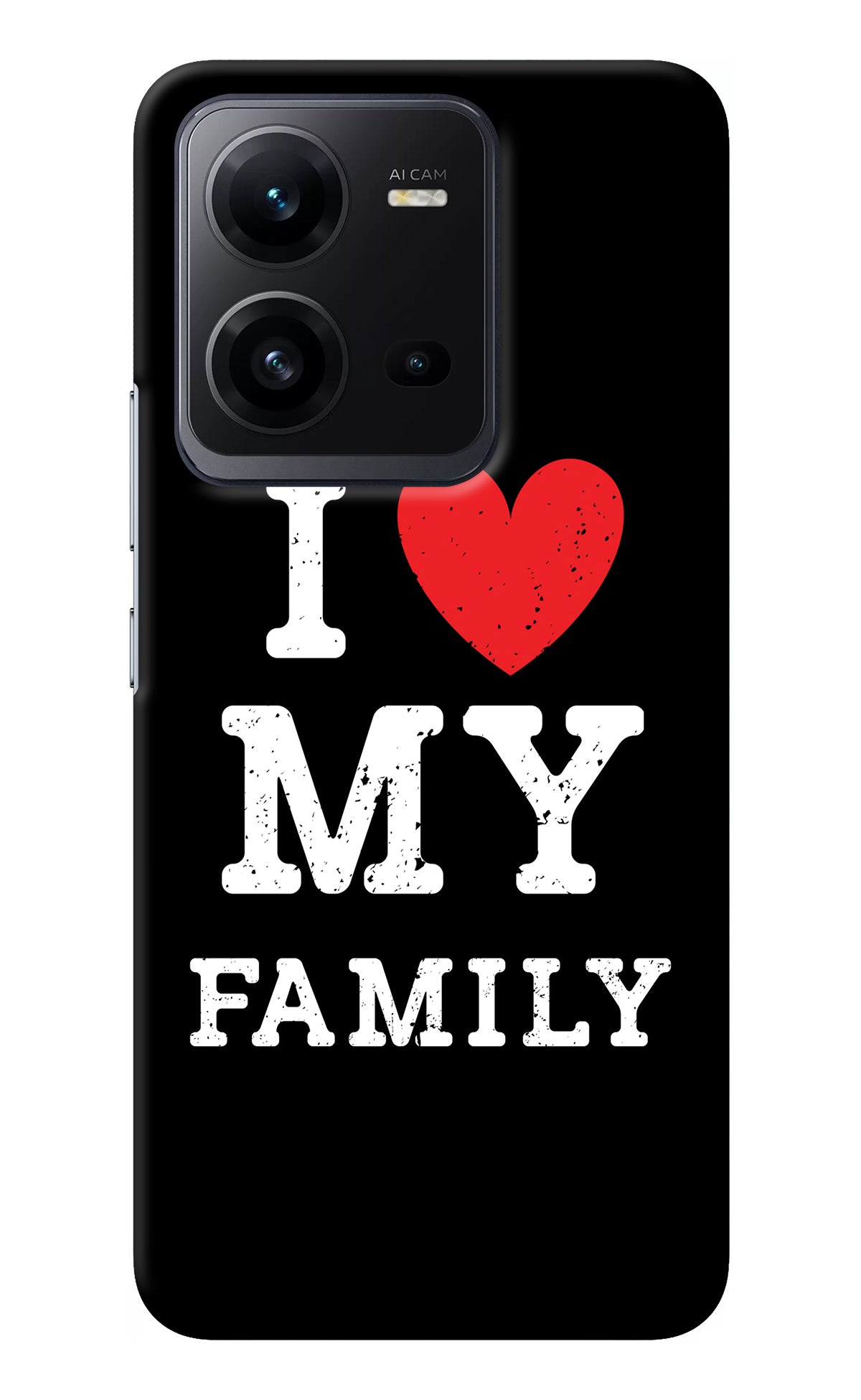 I Love My Family Vivo V25 5G Back Cover