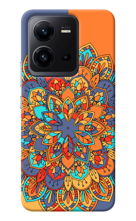 Color Mandala Vivo V25 5G Back Cover