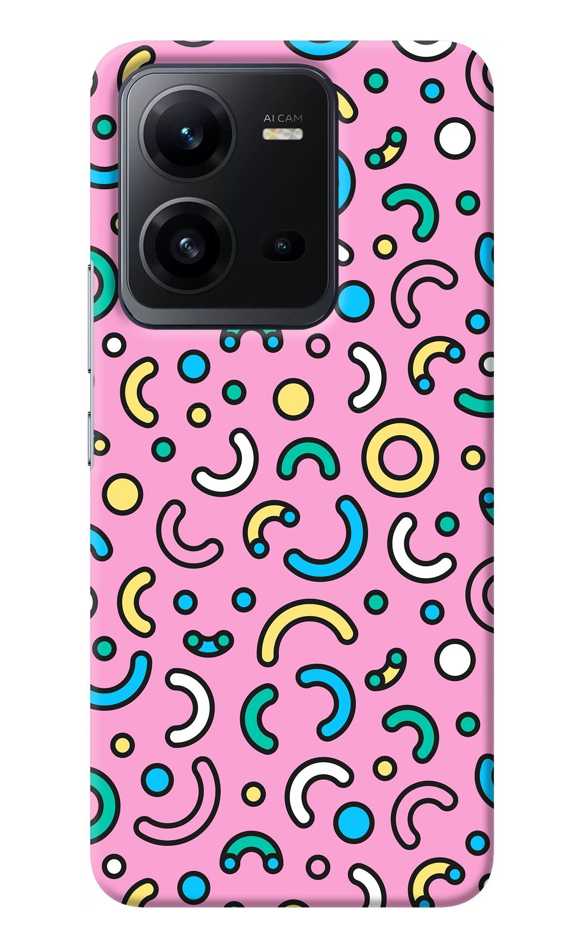 Memphis Design Vivo V25 5G Back Cover