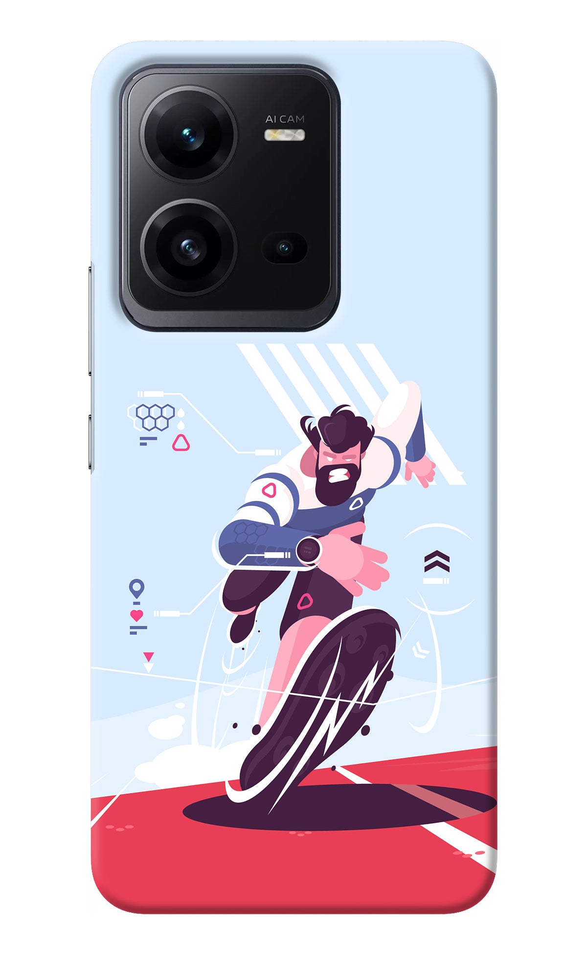 Run Pro Vivo V25 5G Back Cover