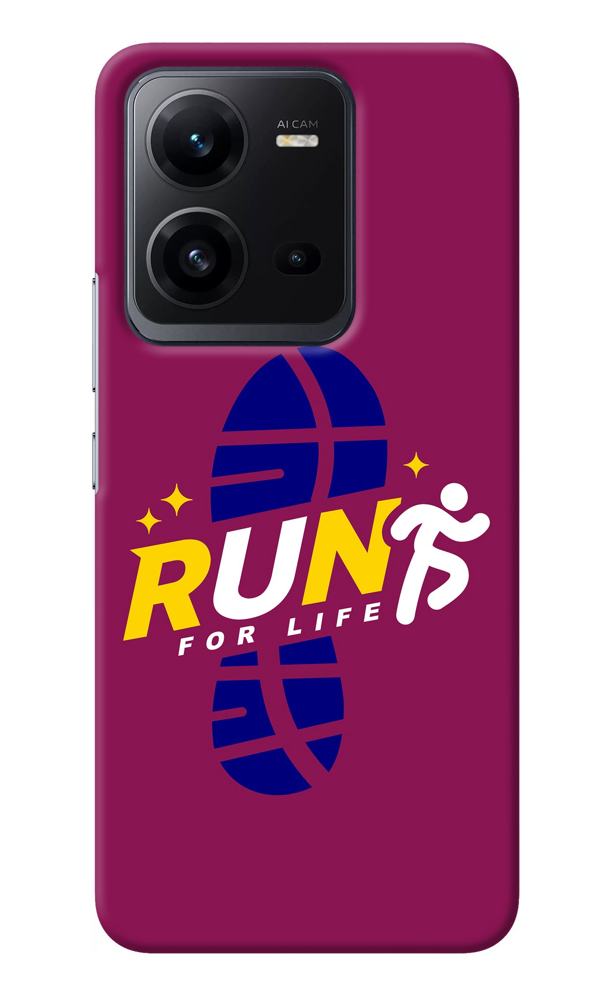 Run for Life Vivo V25 5G Back Cover