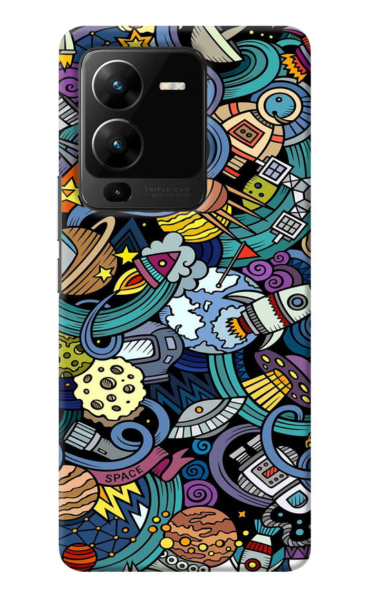 Space Abstract Vivo V25 Pro 5G Back Cover