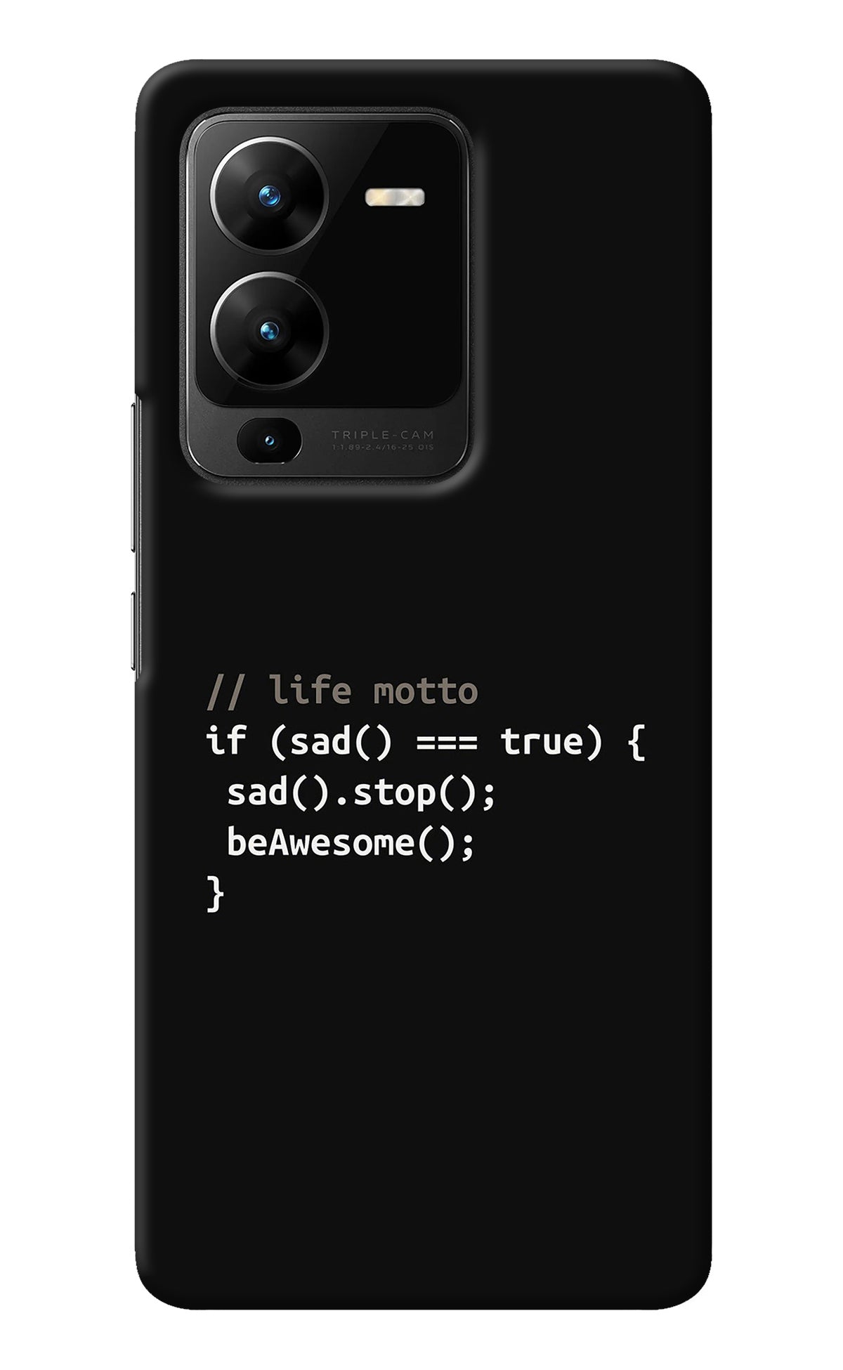 Life Motto Code Vivo V25 Pro 5G Back Cover